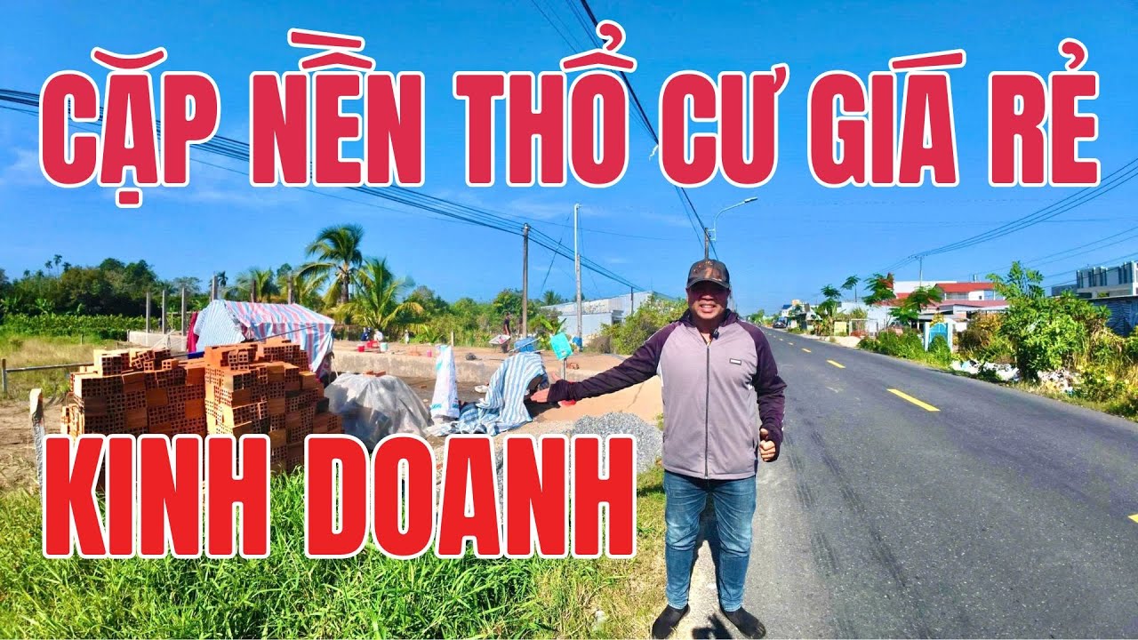 MS 10194 | Cặp Nền Mặt Tiền Quốc Lộ 54 | Có Sẵn Thổ Cư | Đã Bơm Cát Cao Ráo