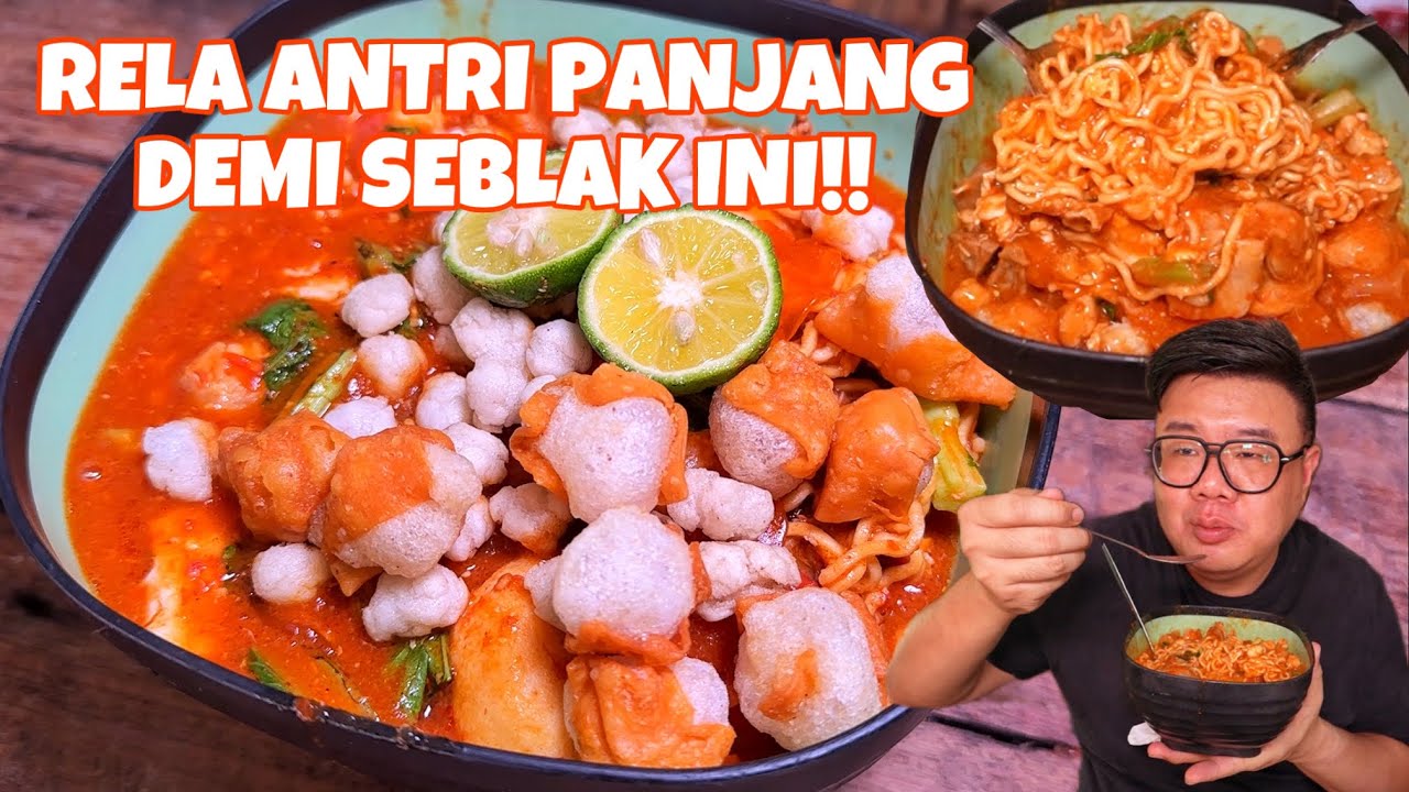 BARU KALI INI.. ANTRI BERJAM-JAM CUMA BUAT MAKAN SEBLAK!!