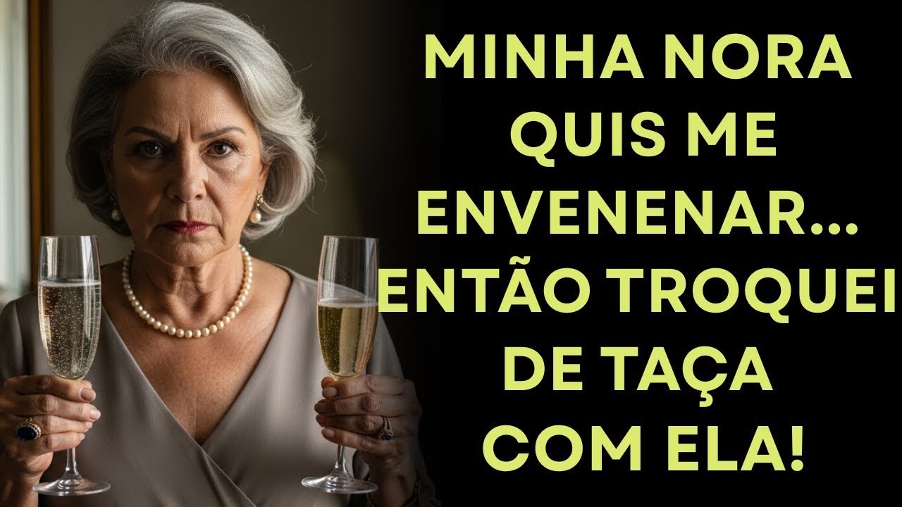 No meu aniversário, minha nora colocou algo na minha bebida, então troquei as taças…