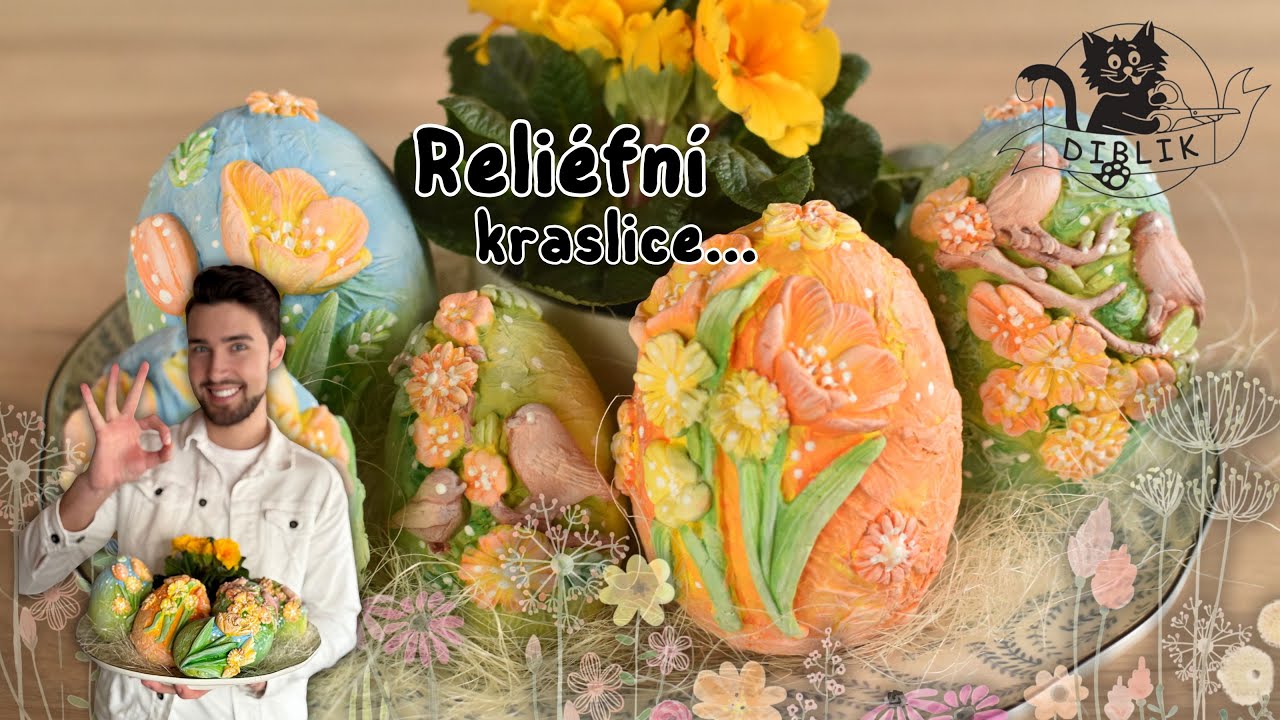 Reliéfní kraslice - Jan Diblíček