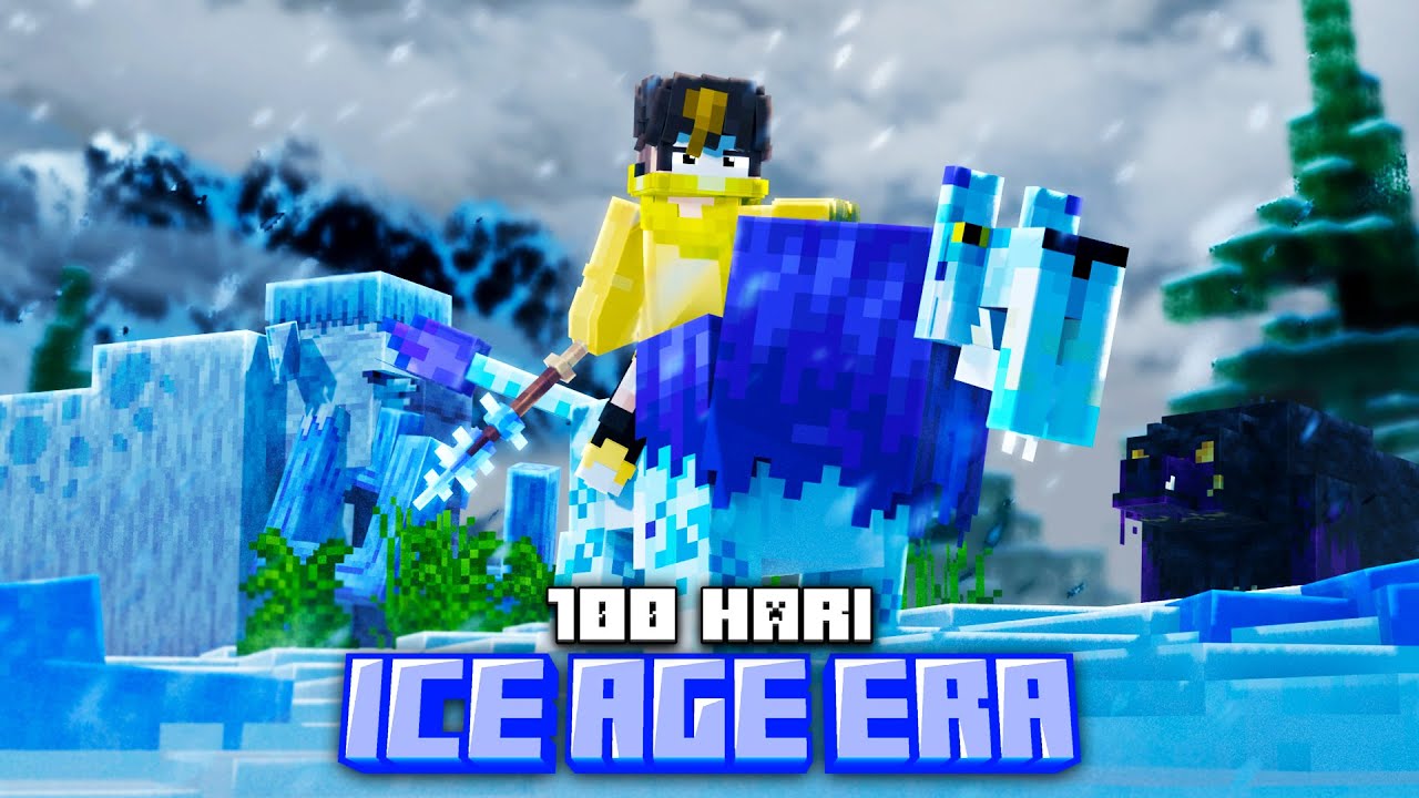 100 Hari Minecraft Iceage Era