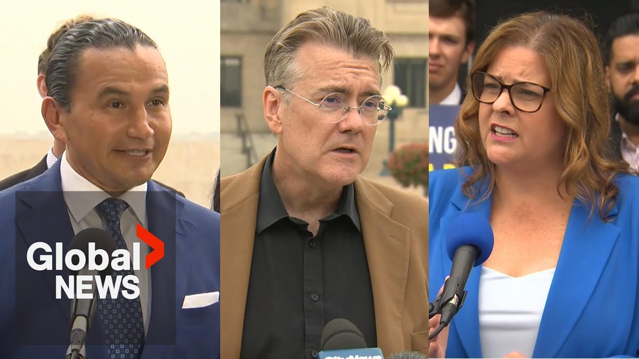 Manitoba PC, NDP and Liberals launch campaigns as the election officially begins Tuesday