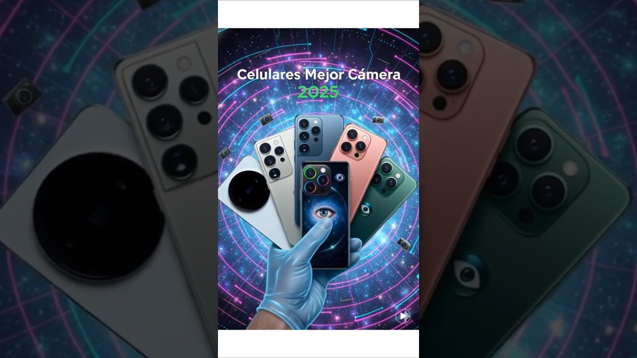 ¡TOP 8 celulares con cámara brutal en 2025! 📸🔥 