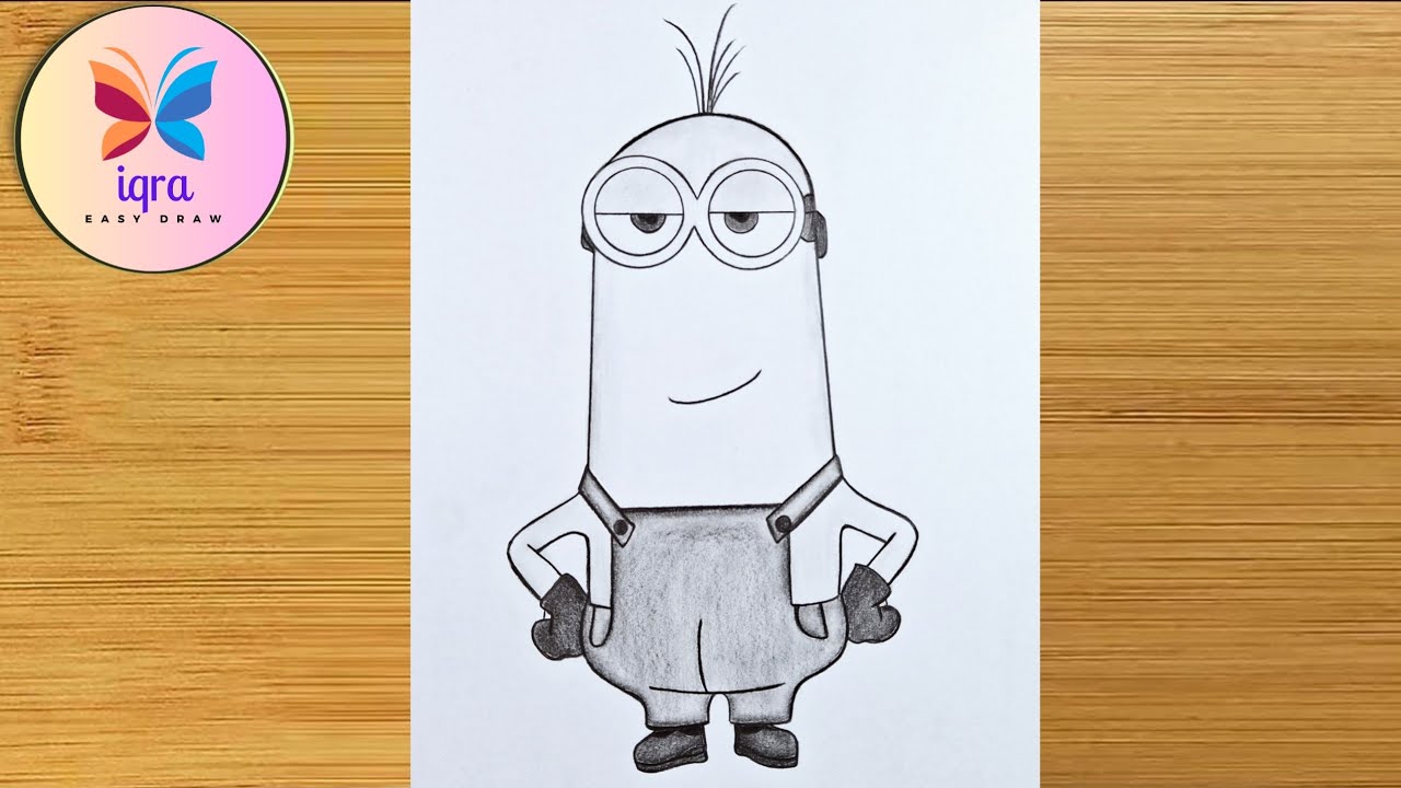 How to Draw Minion Bob Step-by-Step || Easy Minion Bob Drawing for Beginners || Pencil Sketch