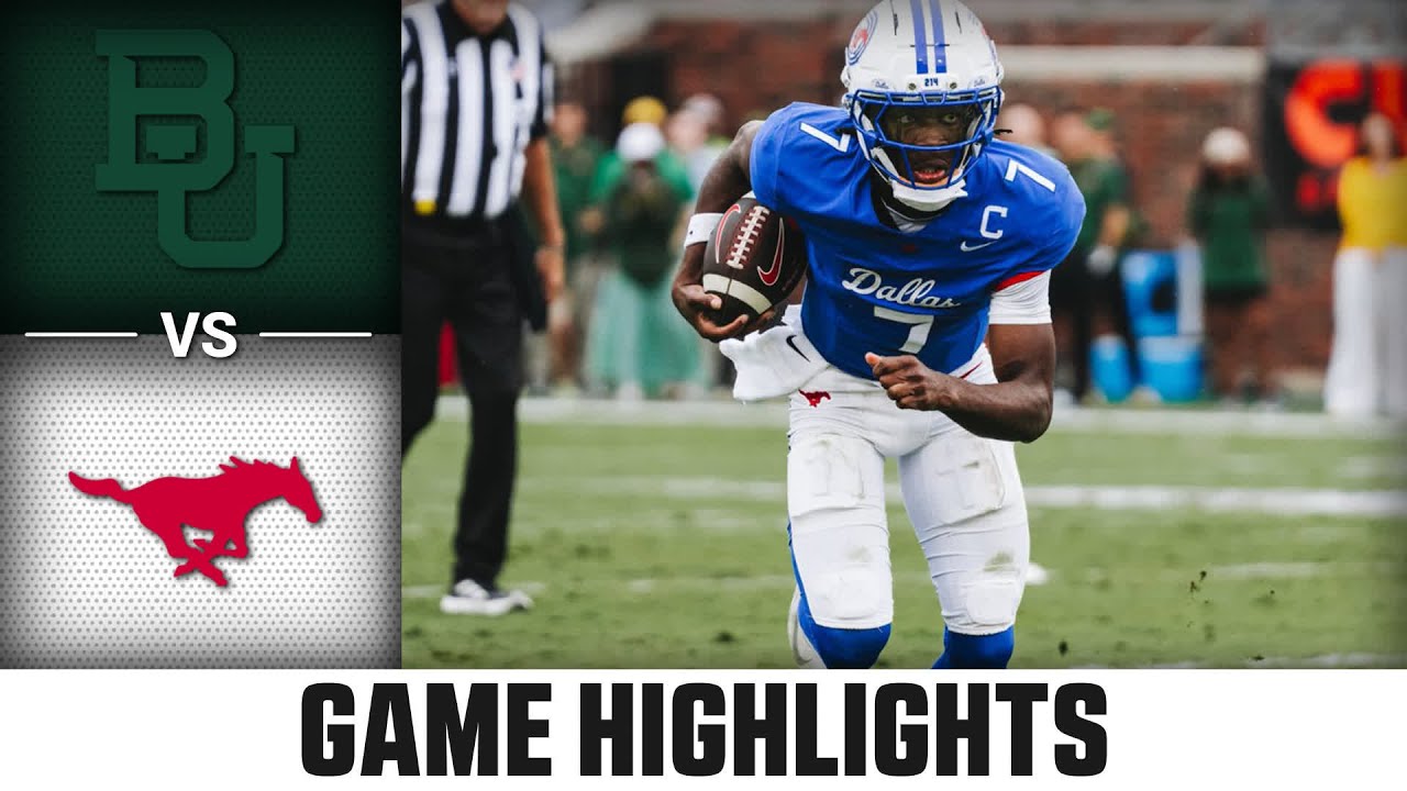 Baylor vs. SMU Game Highlights | 2025 ACC Football