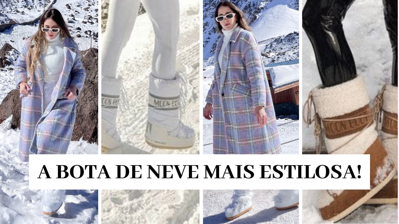 UNBOXING BOTA DE NEVE INSPIRED MOON BOOT | Paloma Oliveira