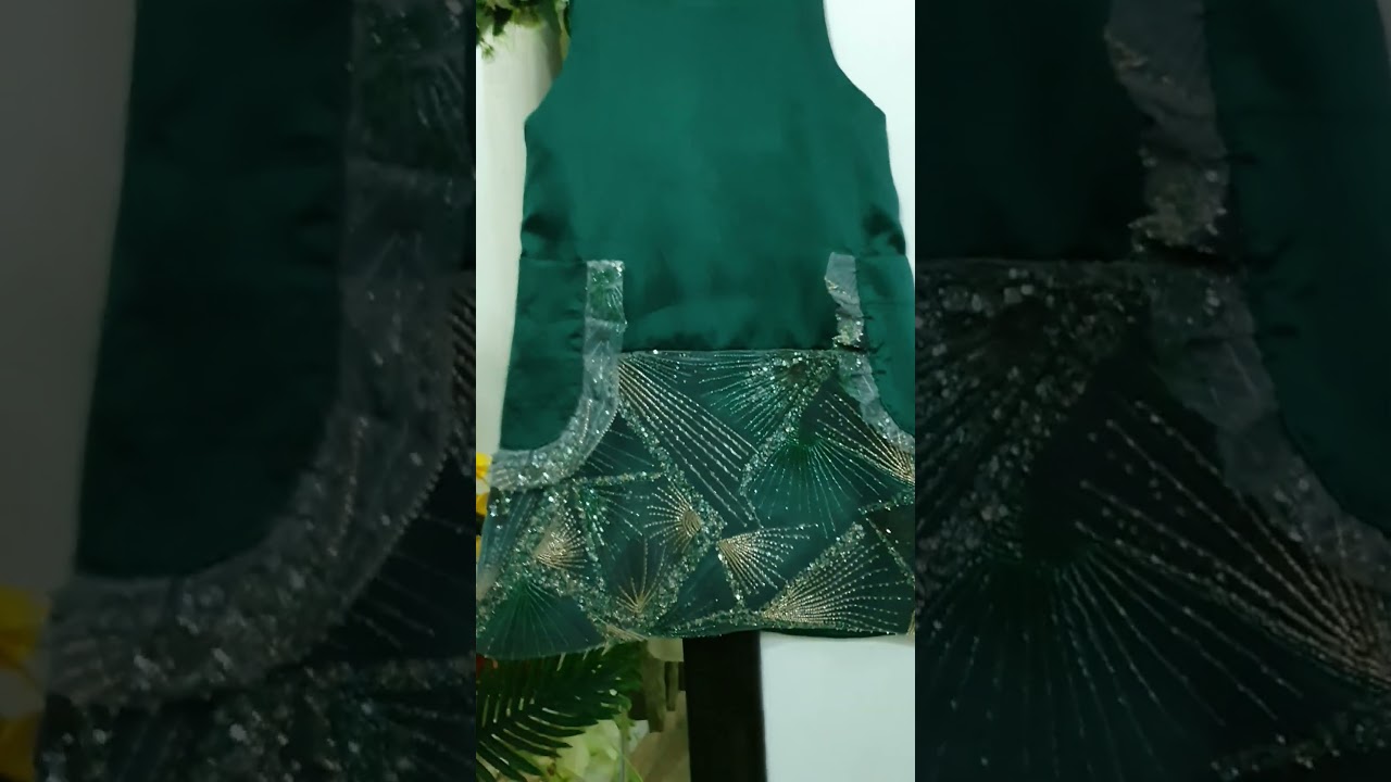 baby girl green dress. 