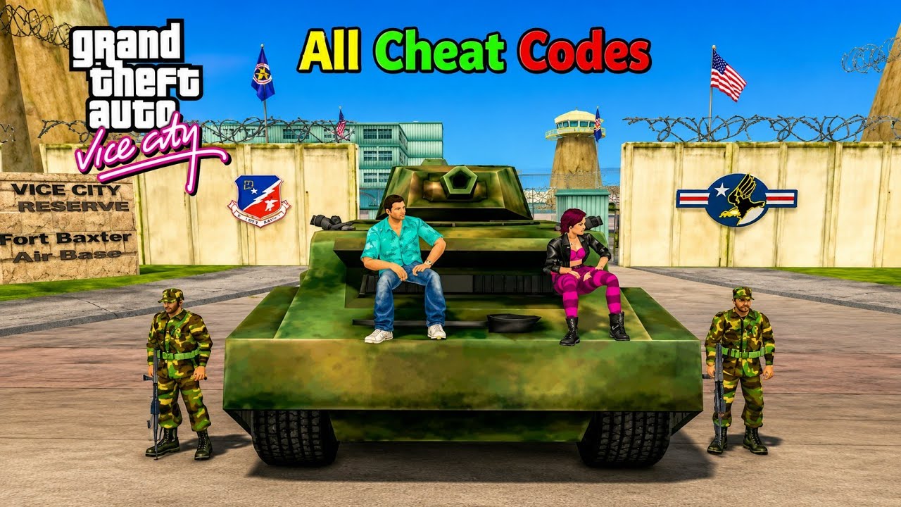 GTA Vice City | All Cheats Codes New 2025  (55 Cheats)