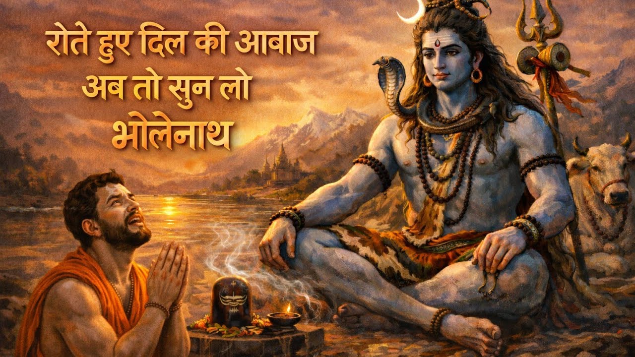 🔱Rote hue dil kee aavaaj ab to sun lo bholenaath | Soulful Heart touching 💔Mahadev Songs 2026🔱