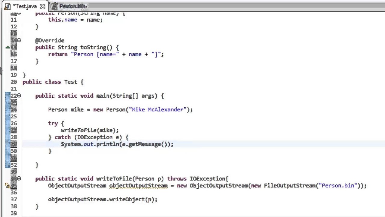 Java - Object Serialization
