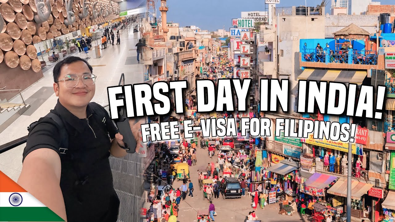 FIRST DAY IN INDIA: FREE E-VISA FOR FILIPINOS! 🇮🇳 | Ivan de Guzman