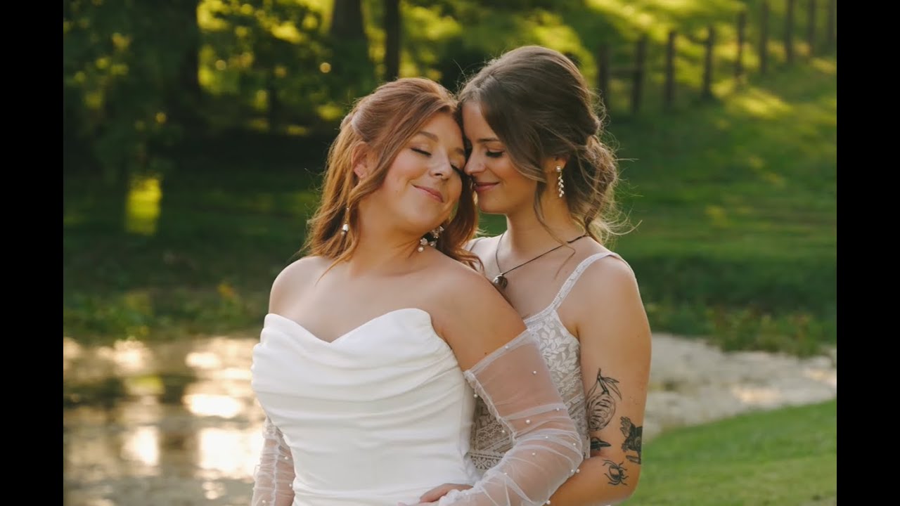 Lesbian Wedding | Two brides: Emily & Erin  💍 #lgtbt  #lgbtq #gay #lesbian #wedding