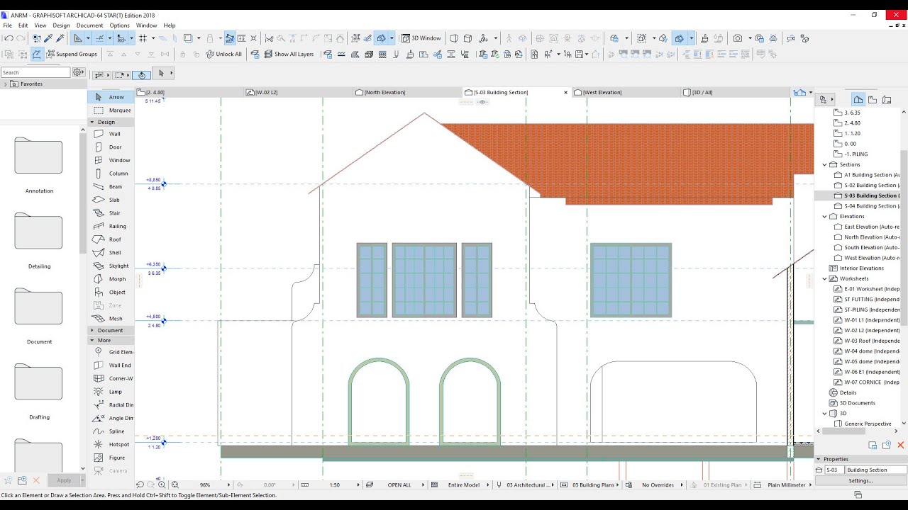 Create W2, W3 Window and save GDL in Archicad