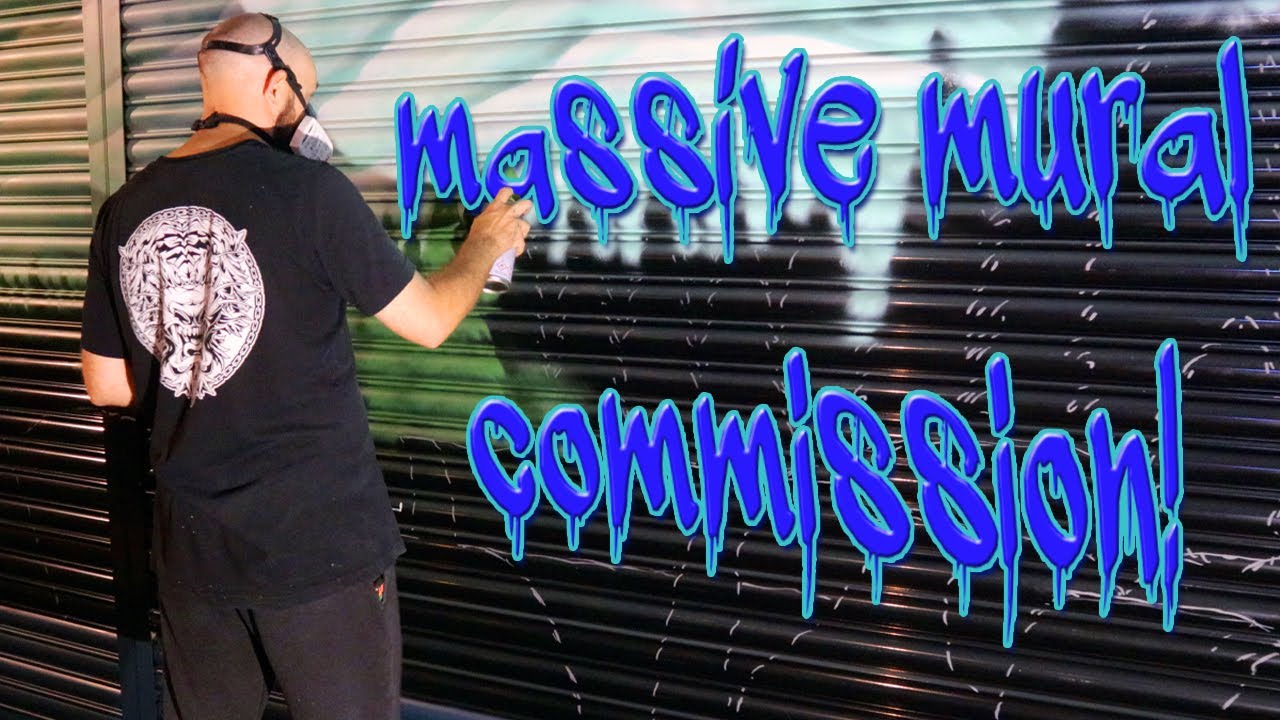 Starting a massive multi mural painting commission
