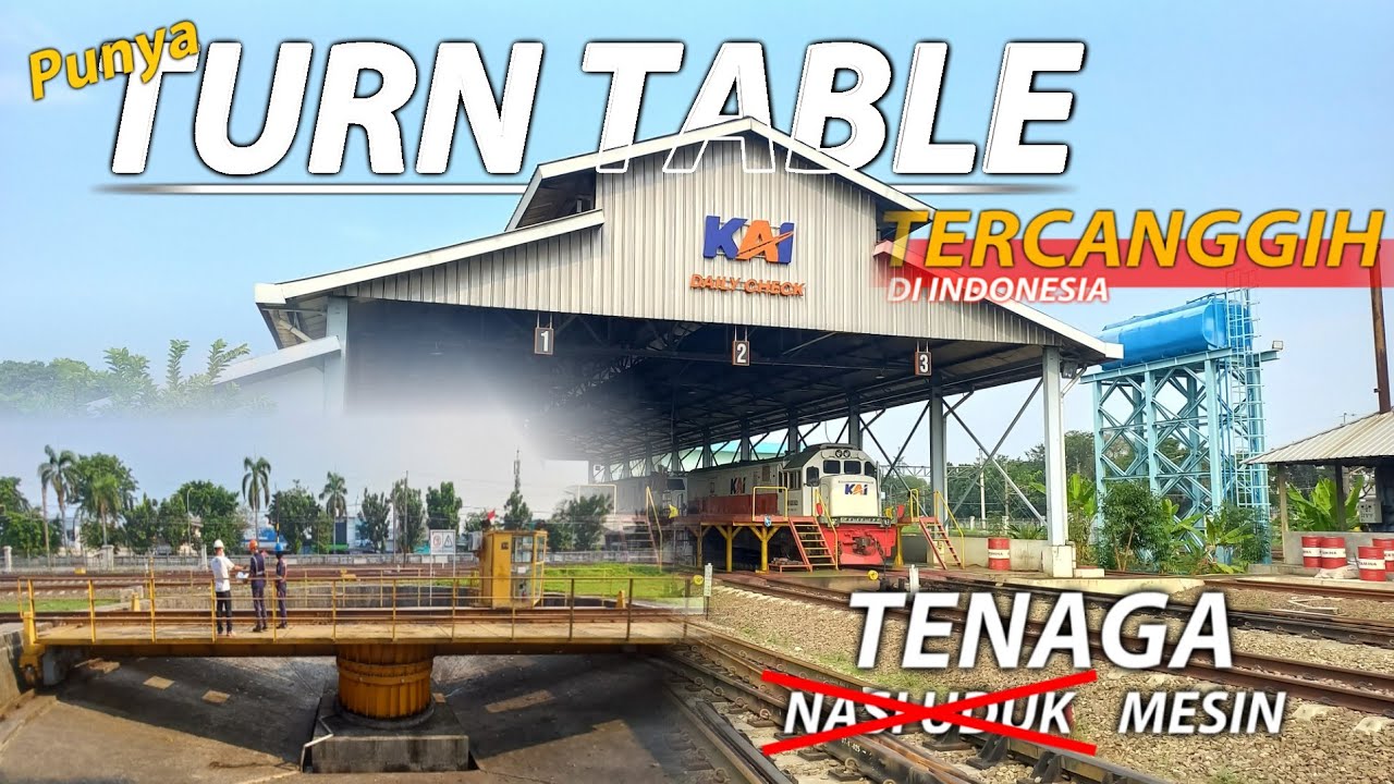 GARASI LOKOMOTIF TERBESAR & TERCANGGIH DI INDONESIA | DEPO LOKOMOTIF CIPINANG