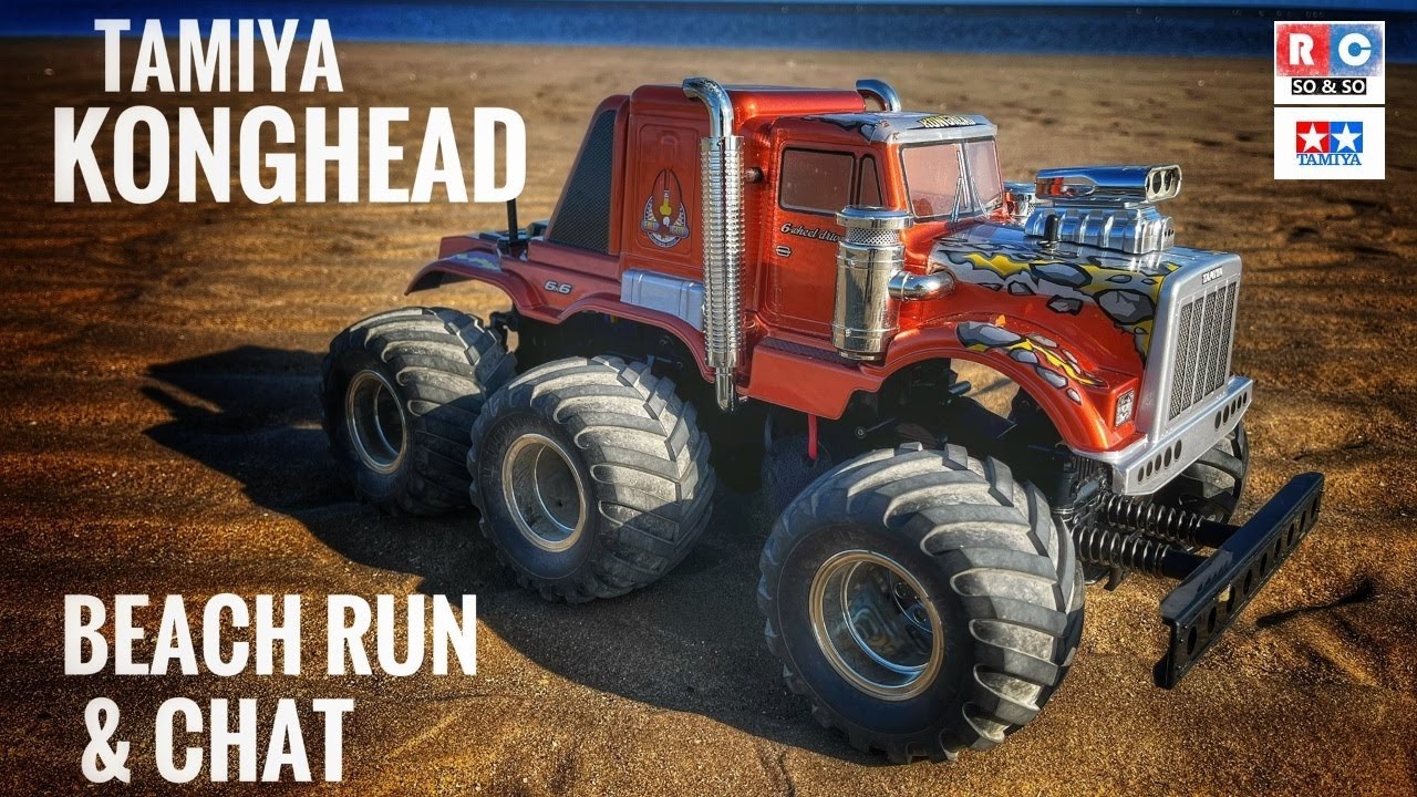 Tamiya Konghead Beach Run | How does this 6x6 handle the sand | Is it fun?