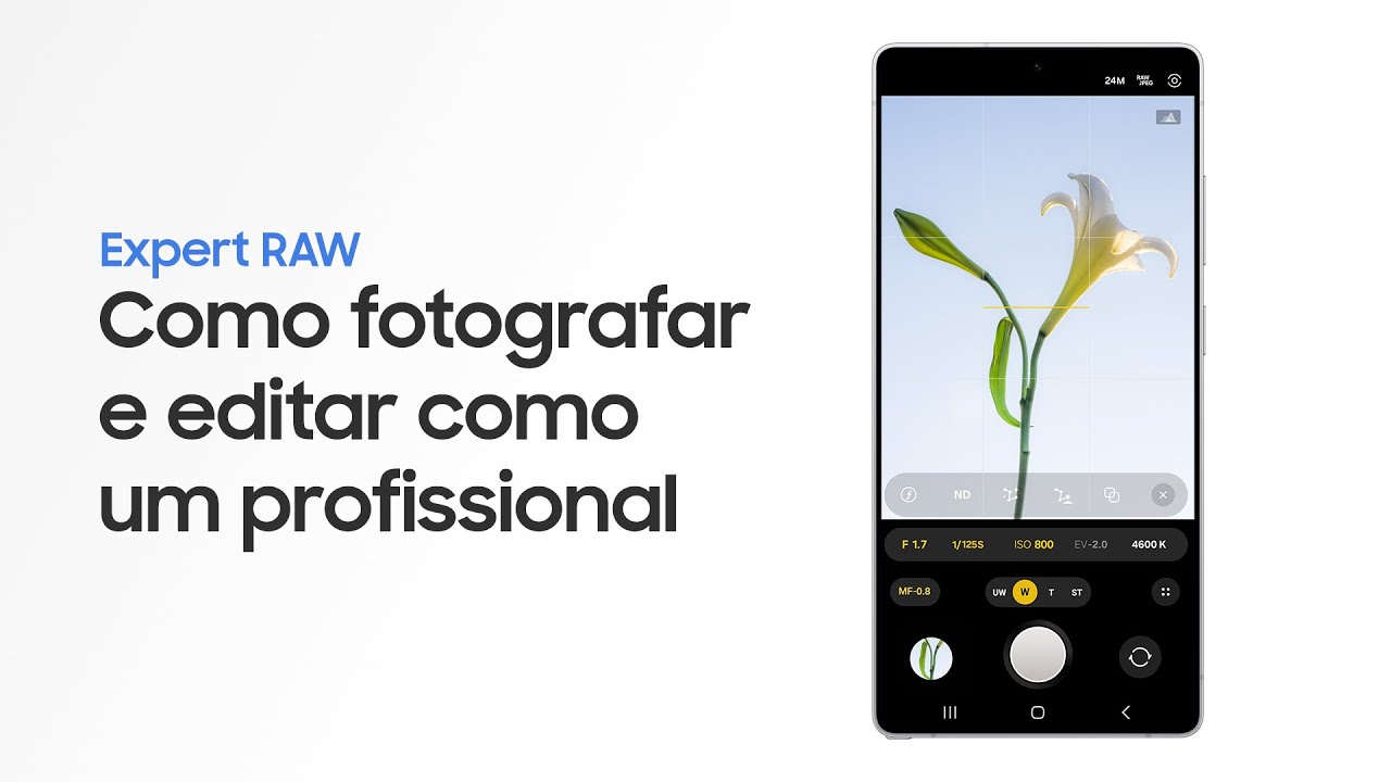 Como usar o Expert Raw | Samsung Galaxy S25 Series
