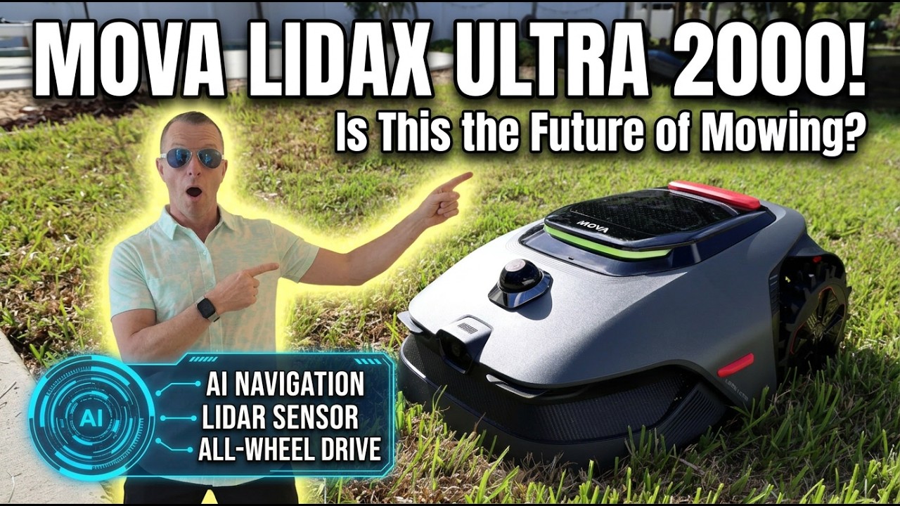 Этот робот-газонокосилка заменит ваши выходные 😳🌱 | Тест MOVA LIDAX Ultra