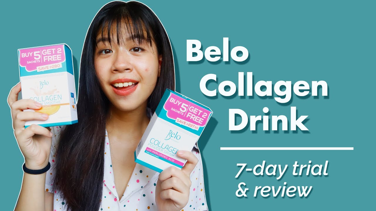 Drink for healthy skin? BELO COLLAGEN DRINK 7-Day Try & Honest Review! | Sarah Eliya