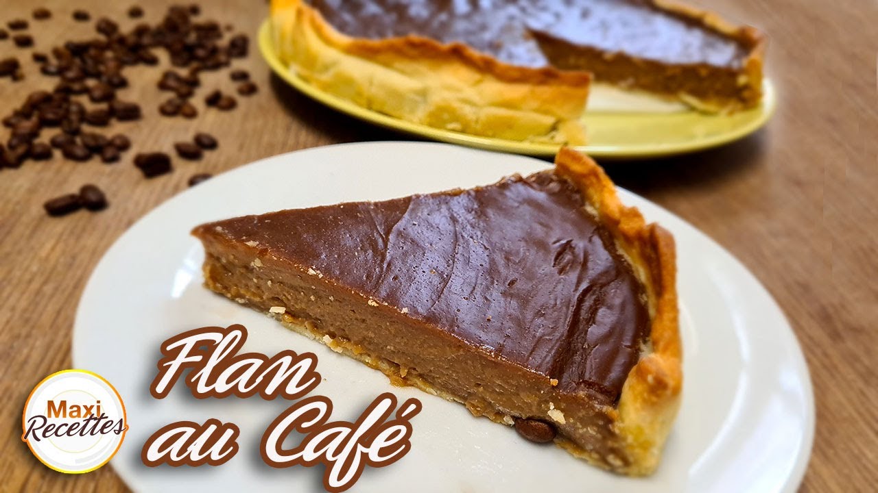 Flan pâtissier au café - Recette facile et rapide