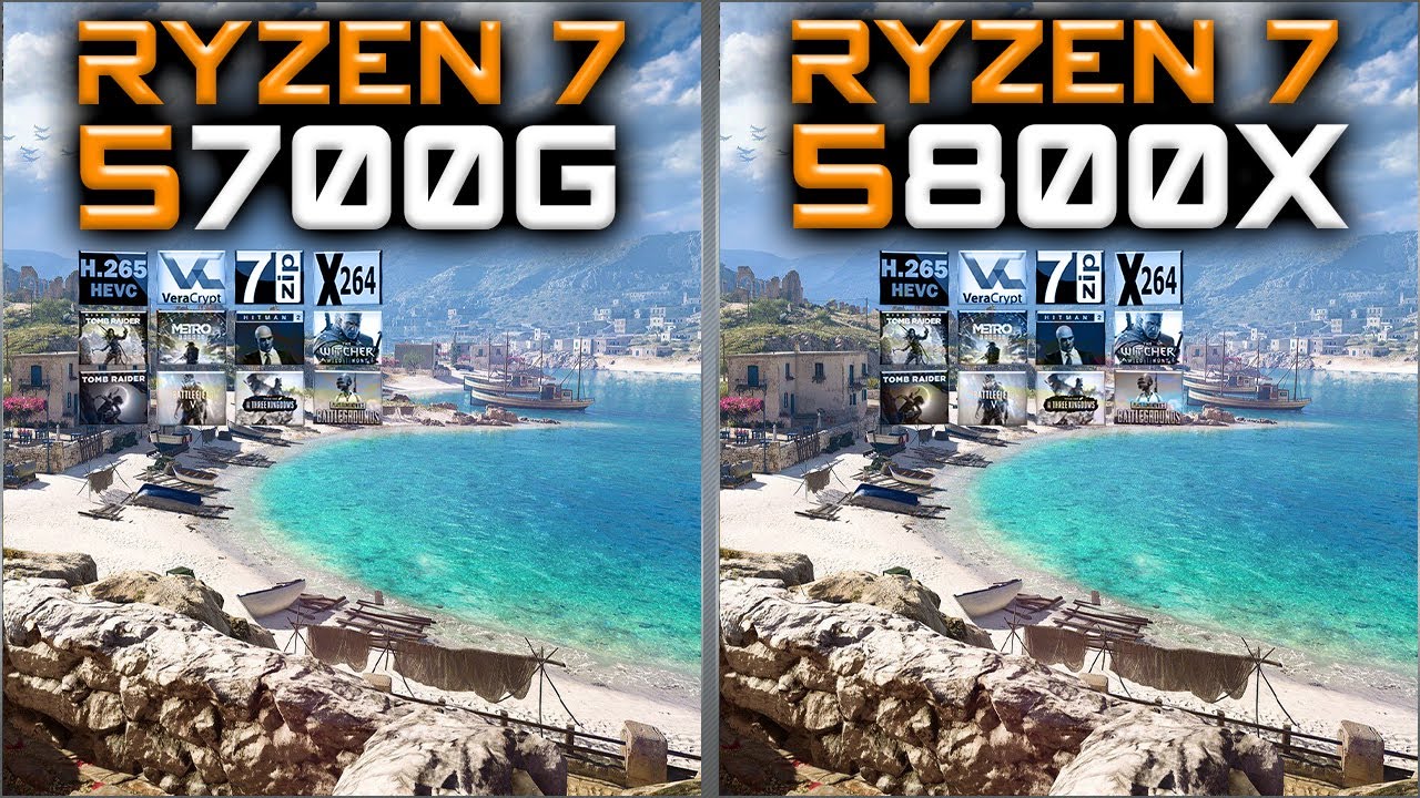 Ryzen 7 5700G vs Ryzen 7 5800X Benchmarks &ndash; 15 Tests 🔥