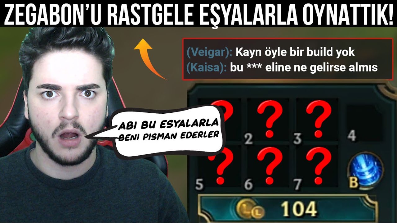 ZEGABON PİŞMAN OLACAK MI? ZEGABON'A KAYN'LA RANDOM EŞYALARLA DERECELİ OYNATTIK @Zegabon