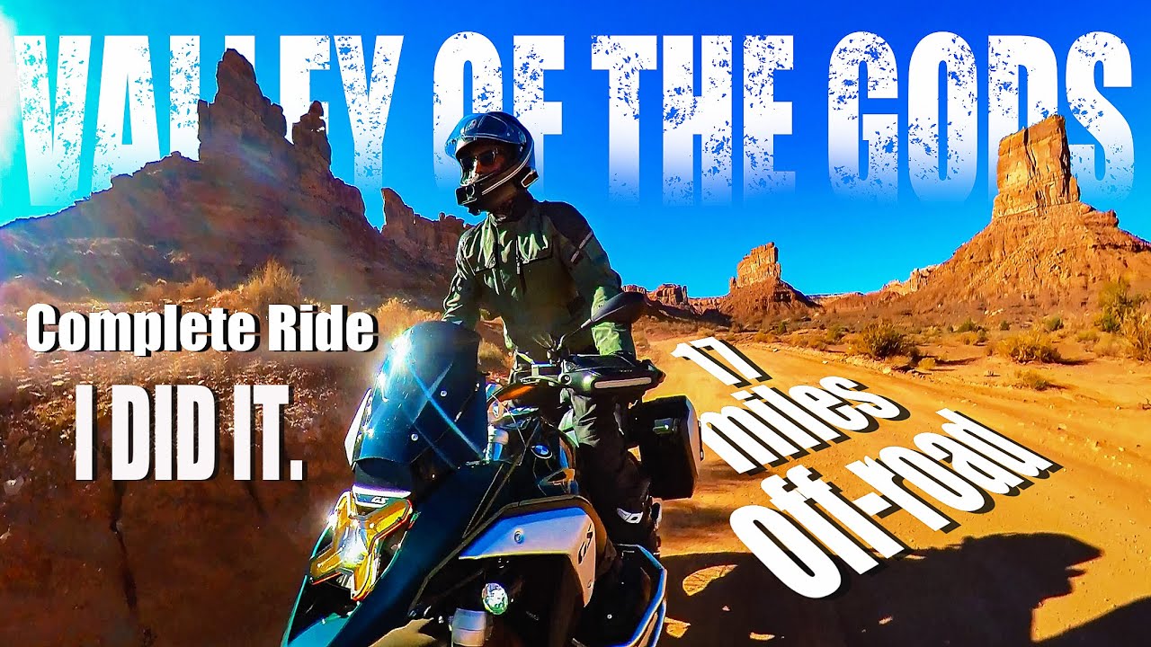 I Survived My First Ever Off-Road Ride! | 17 miles - Valley of the Gods on a BMW R1300 GS