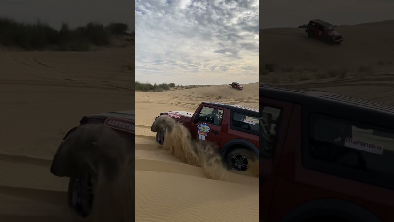 2021 Mahindra Thar Dune Bashing | Mahindra Thar Off-road | Sam Sand Dunes | #MahindraThar