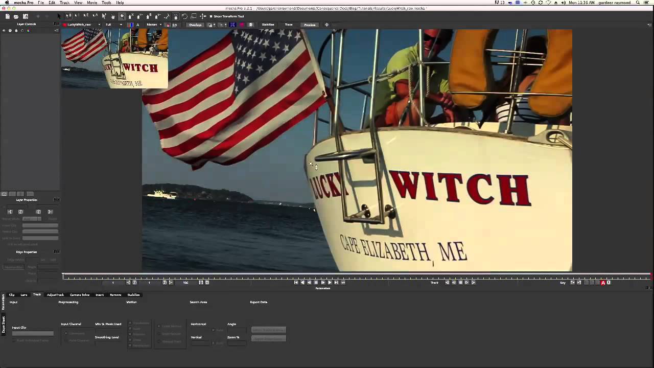 Object removal with Mocha Pro/Mocha AE and After Effects tutorial
