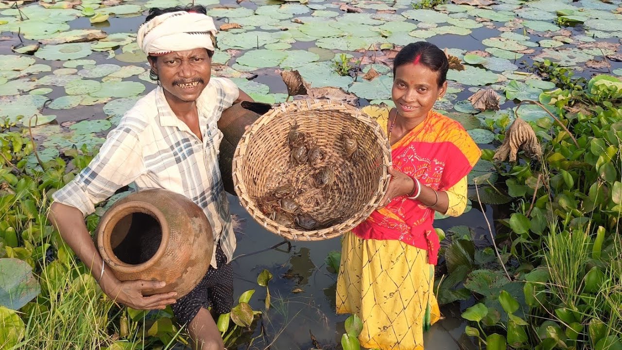 পুকুরের টাটকা কাঁকড়ার স্বাদেই আলাদা || কাঁকড়া রেসিপি||Crab Curry|| কাঁকড়ার ঝাল||