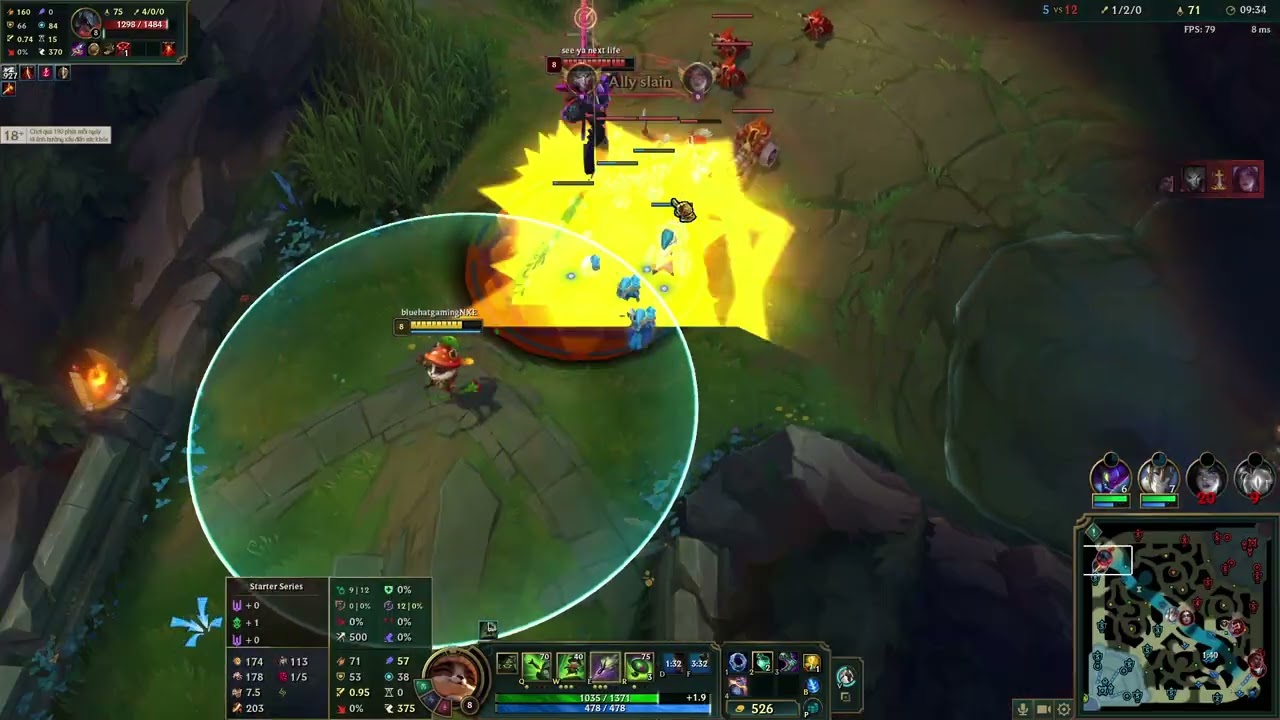 Playing Taimo ranked everyday until Rito make his w scale with ap(day 2045)