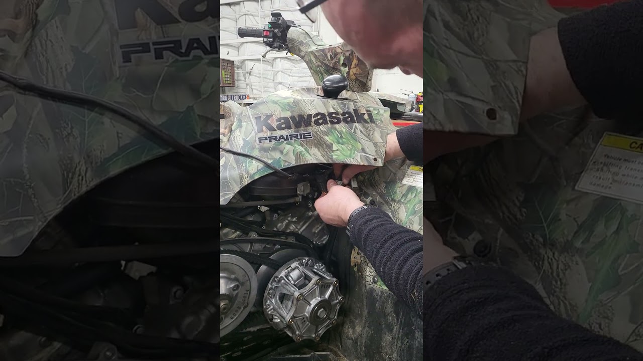 Kawasaki ATV belt light reset procedure
