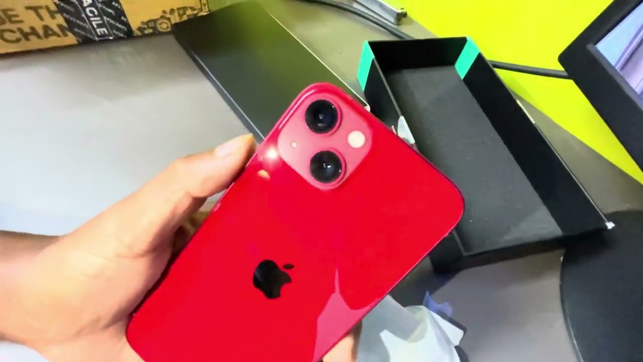 I bought iPhone 13 refurbished from snapmint cashify //good condition // just only 29199₹ red colour
