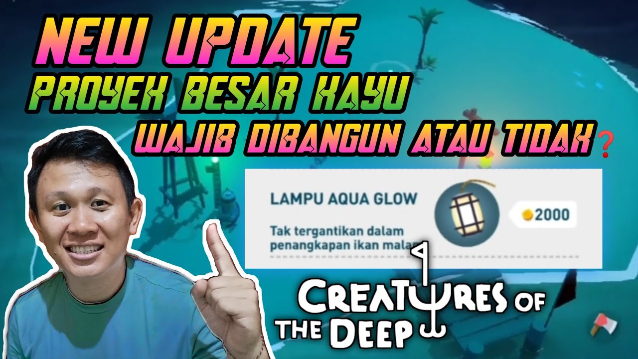 REVIEW AQUA GLOW LAMP❗ WIND TURBINE LEVEL 1, 2, 3 #creaturesofthedeep Indonesia November 2023