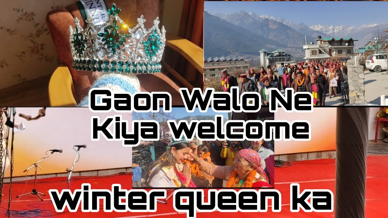 Gaon vaalo ne kiya welcome winter queen kaa / गांव वालो ने किया स्वागत/ village Prini 2024❤️