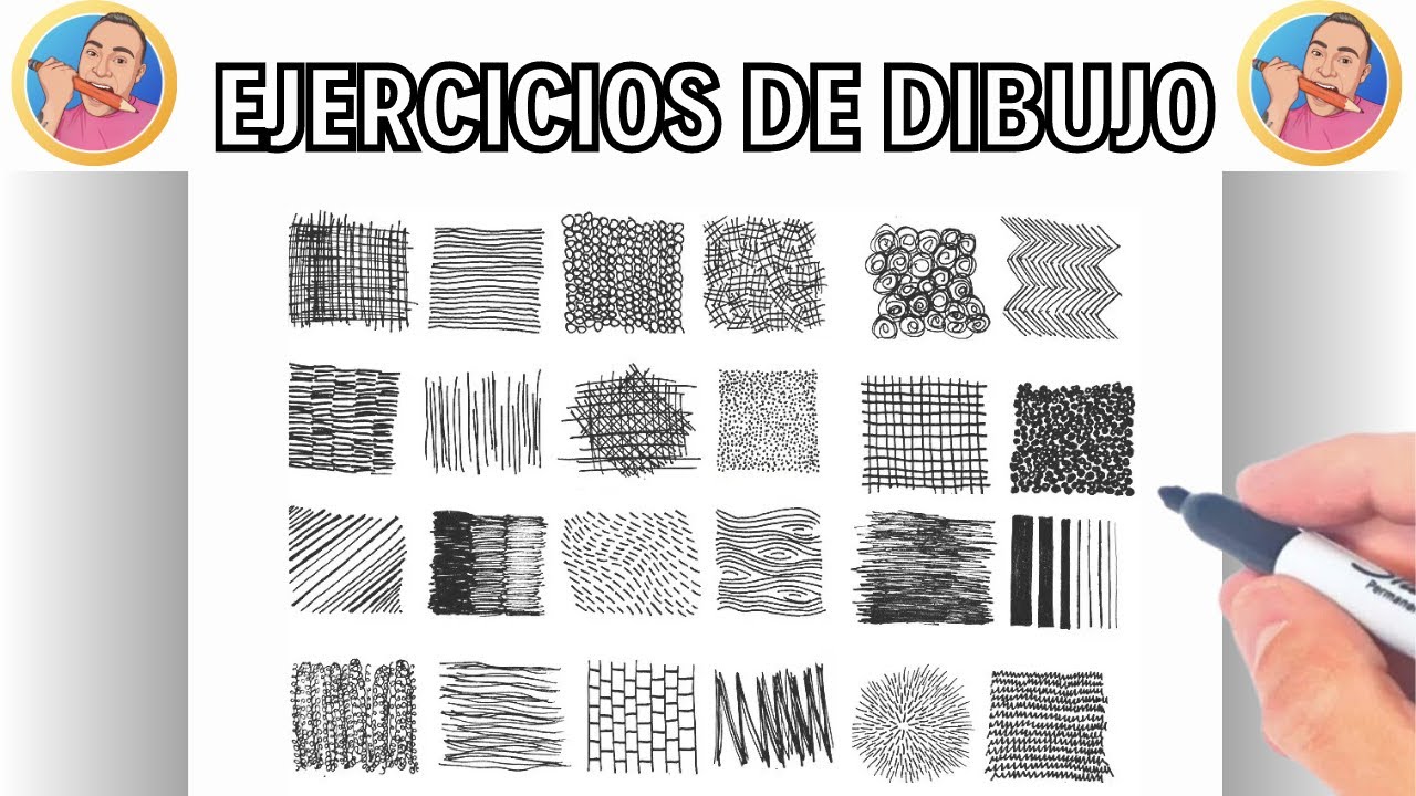Tecnicas para aprender a dibujar - el trazo y ejercicios para calentar