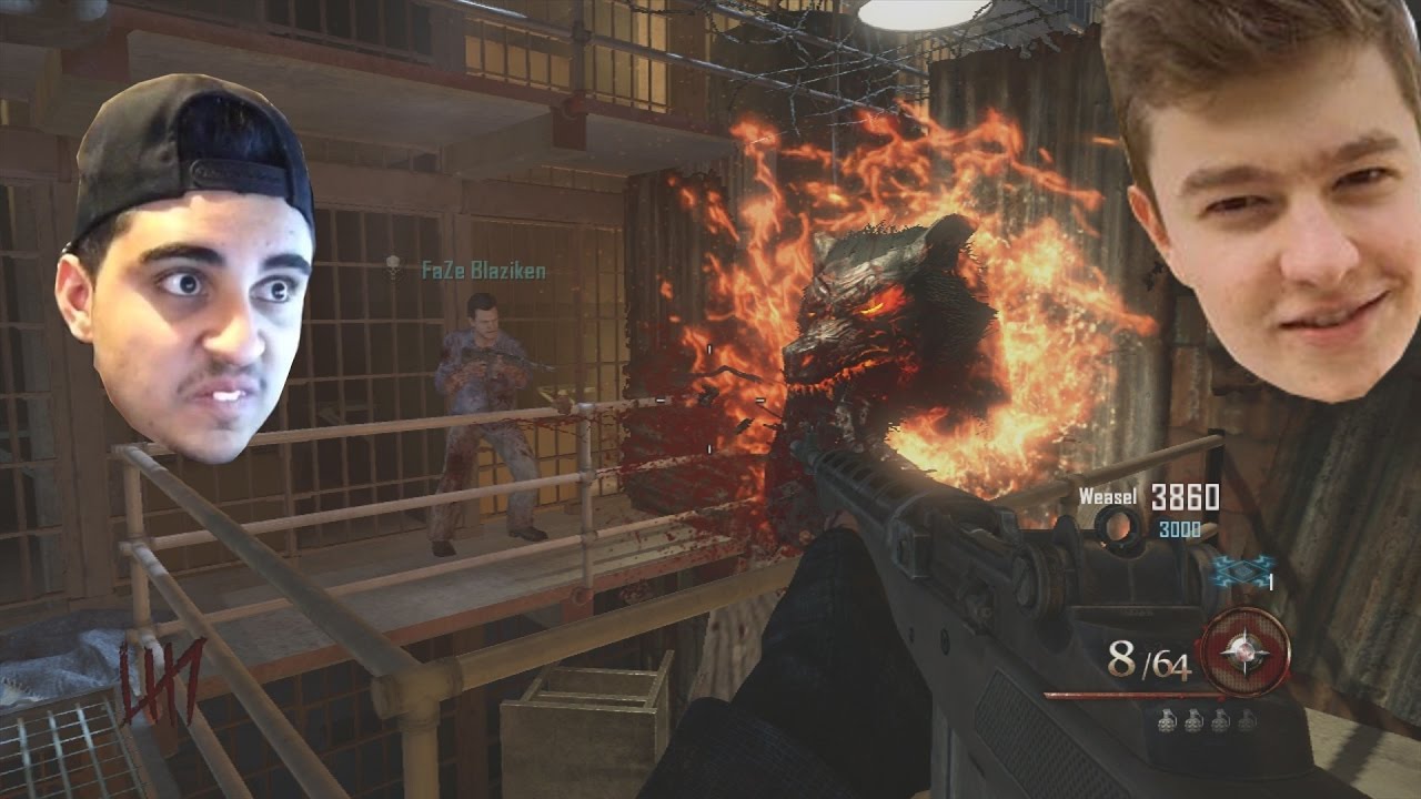FAZE HOUSE ИГРАЕТ В BO2 ZOMBIES