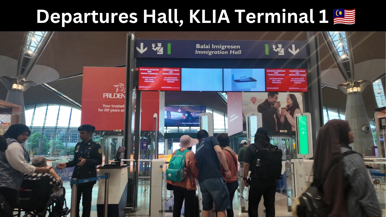 🇲🇾 [4K] KLIA Terminal 1 Departures Hall Walk | Check-In Area Tour | 15 June 2026