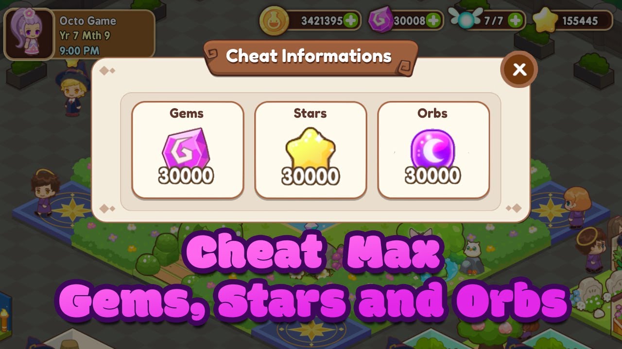 Cheat Magic School Story -  Unlimited Gems, Stars And Orbs (With GG)