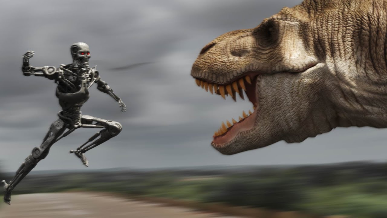 T-Rex vs. Terminator