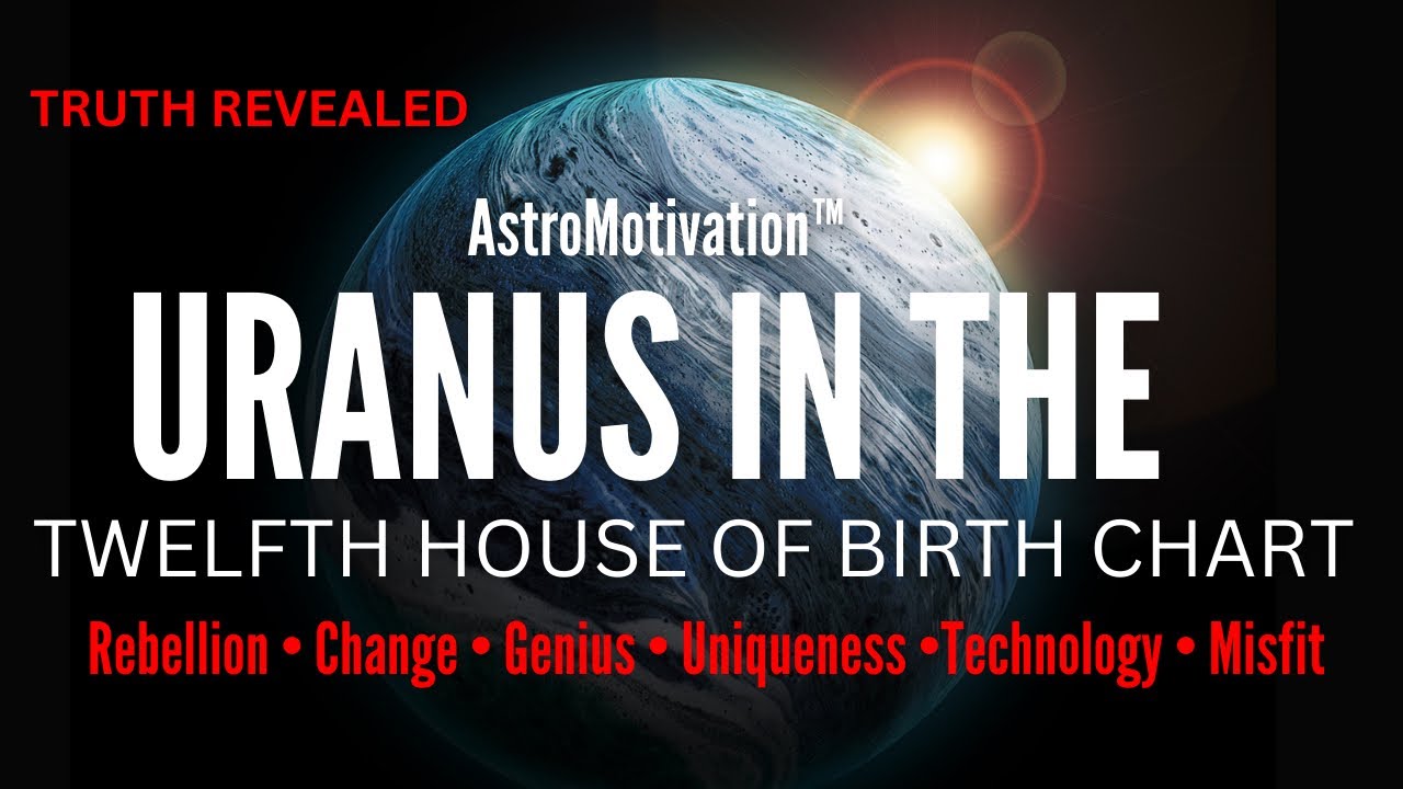 Uranus in 12th House of Birth Chart! | Clairvoyance is Your Gift! #astrology #zodiac #horoscope