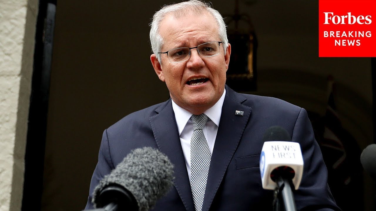 Scott Morrison Discusses Plan To Keep Government Out Of People's Lives As They Fight Covid-19