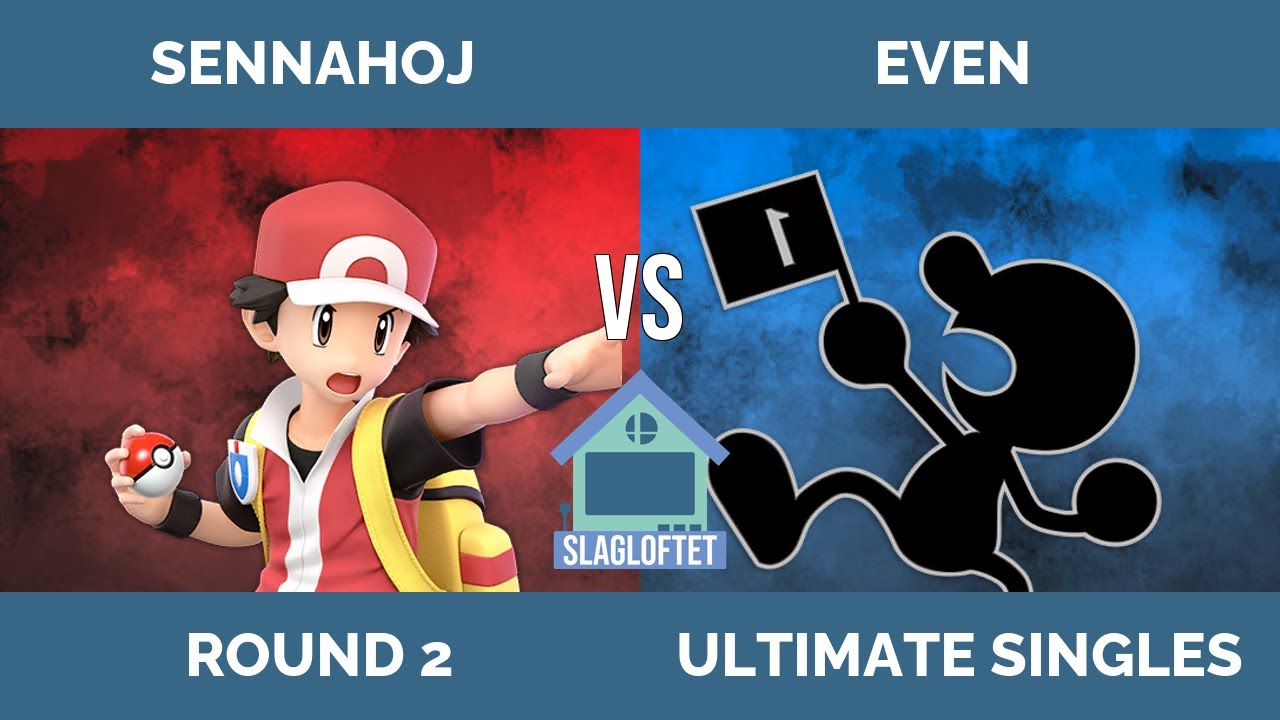 Slagloftet #22: SSBU – RR Round 2 — Sennahoj (Pokémon Trainer) vs Even (Game & Watch)