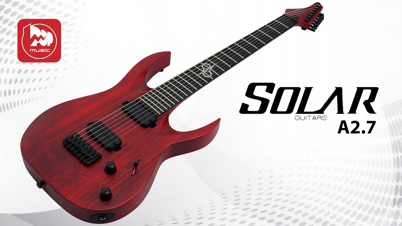 7-ми струнная электрогитара Solar A2.7 (гитара от Ola Englund )