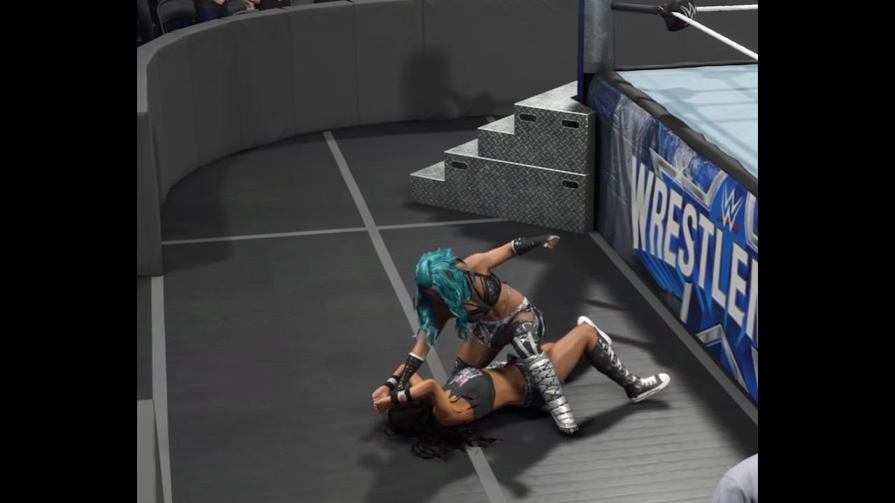 WWE 2K25 AJ LEE VS GIULIA WRESTLEMANIA 38