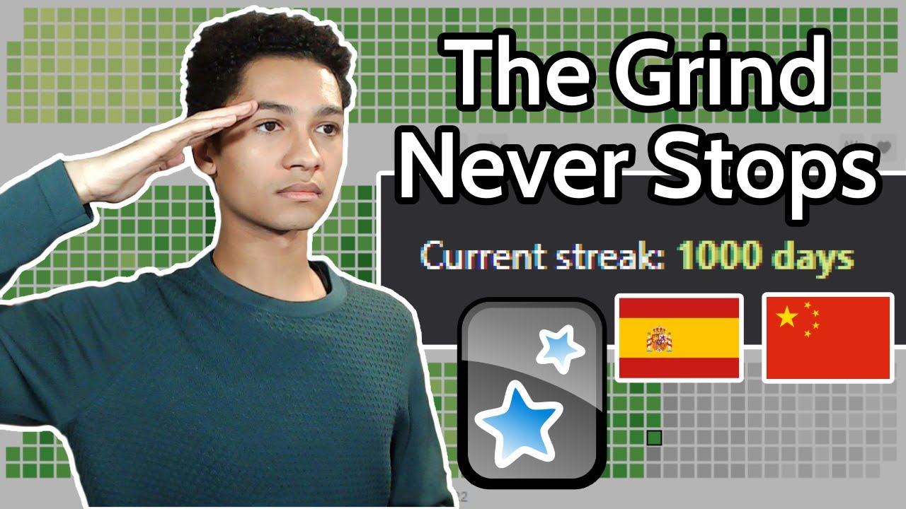 I used Anki for 1000 days in a row (language learning)