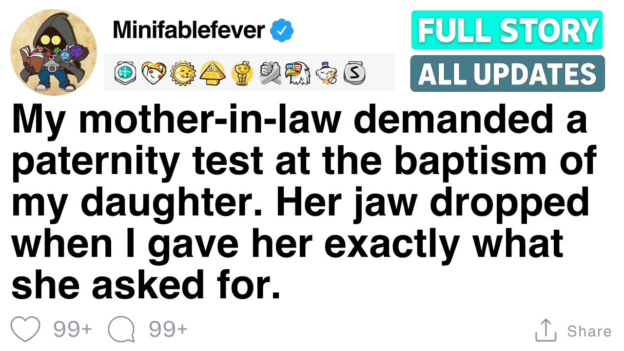 My mother-in-law demanded a paternity test at the baptism of my daughter. [FULL STORY]