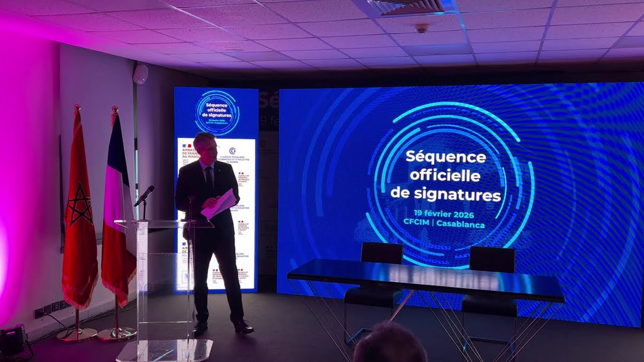 🔴#EnDirect : La CFCIM témoin du partenariat stratégique entre le Maroc et la France