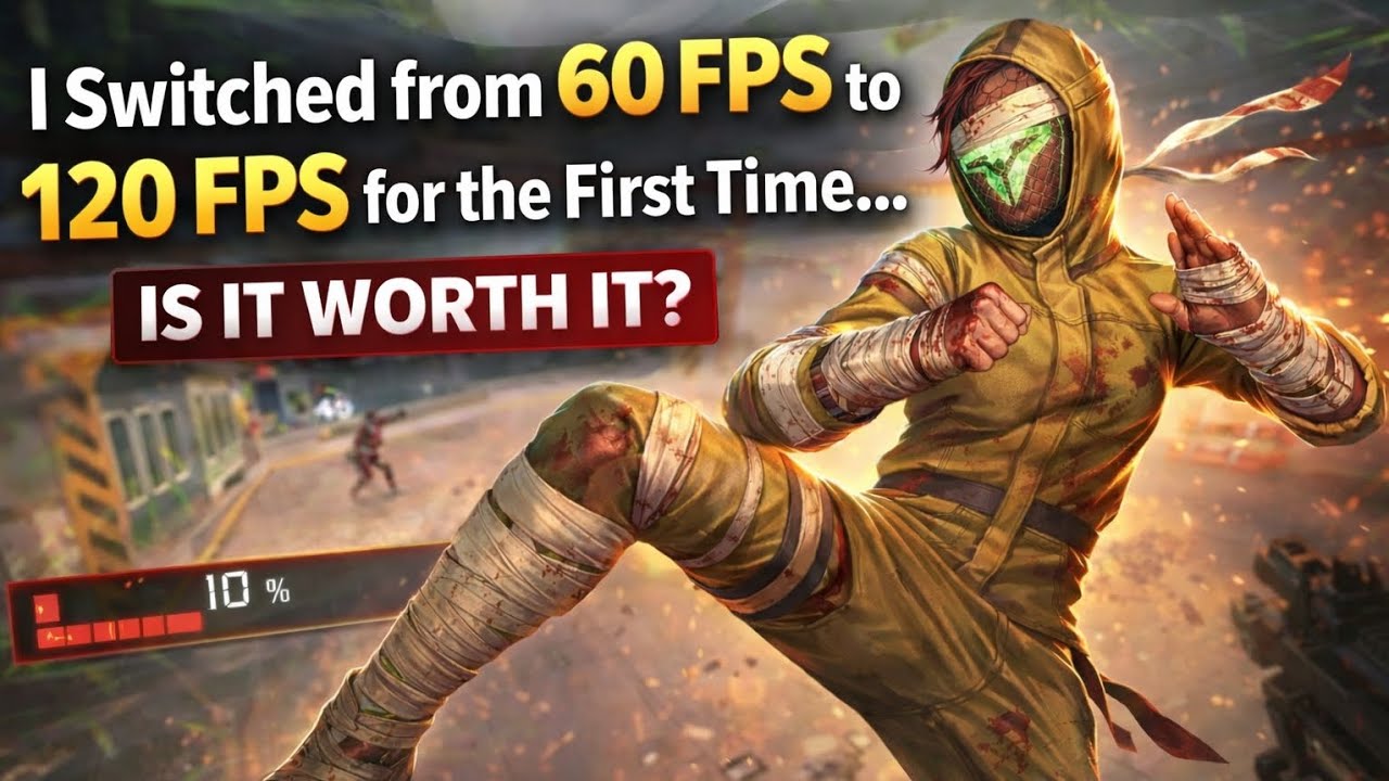 I Switched from 60 FPS to 120 FPS for the First Time… Is It Worth It? | Blood Strike