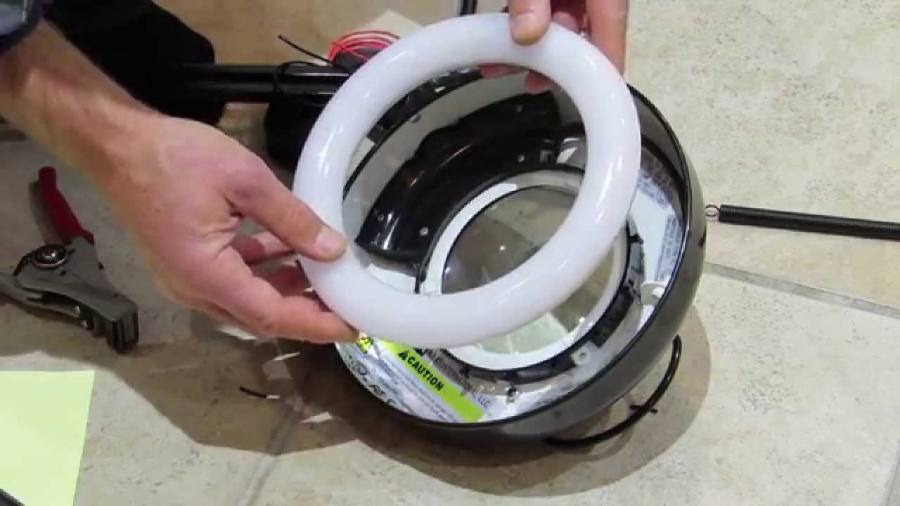 Converting Fluorescents to LEDs: A Magnifying Ring Lamp Example #cb99videos #ledconversion